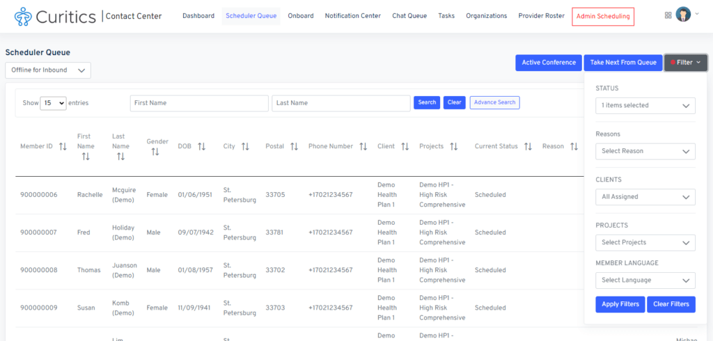 Scheduler Queue – Curitics